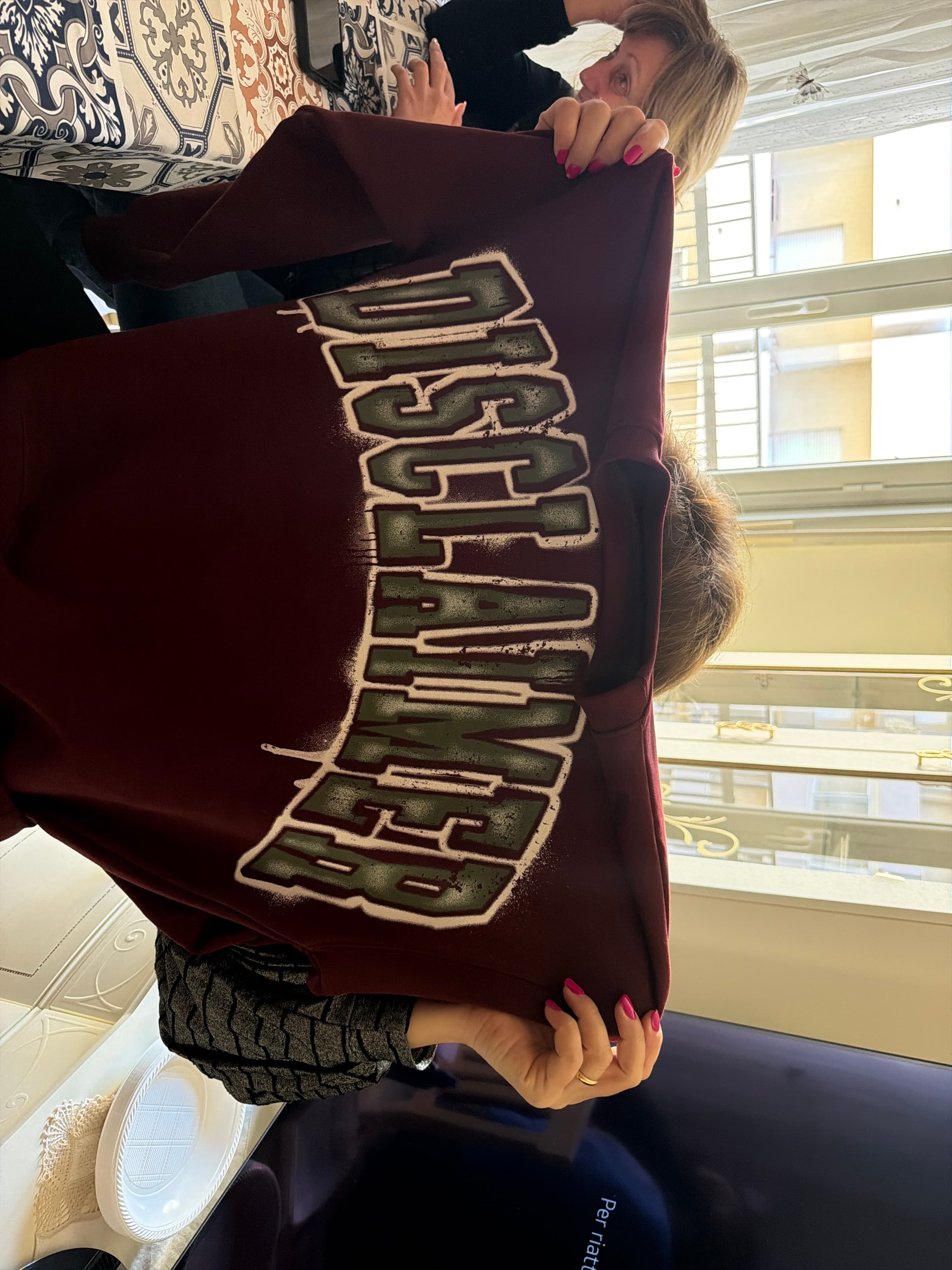 Disclaimer sweatshirt - AI says Real - Image 1