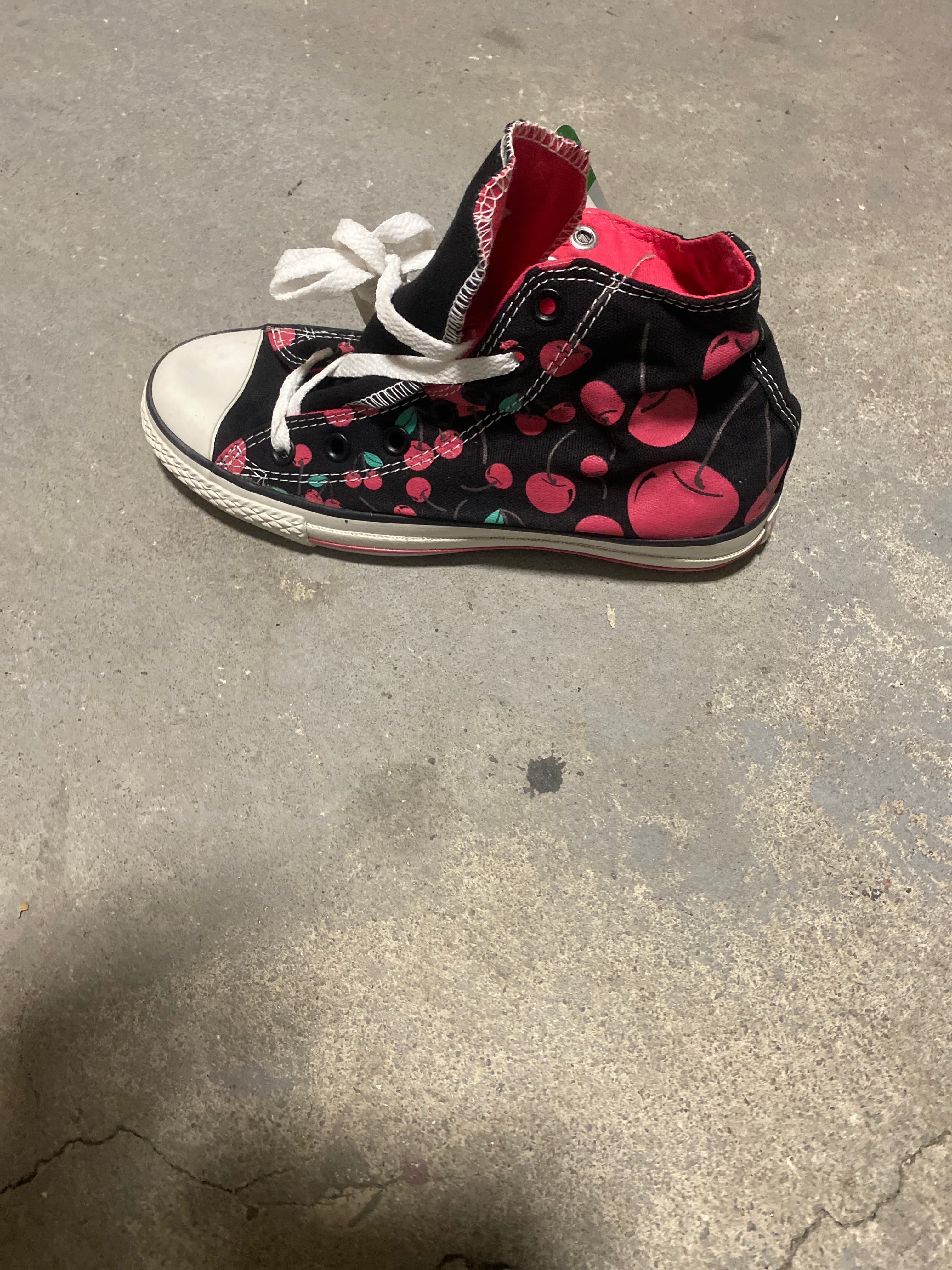 Converse Chuck Taylor All Star High Top (Cherry Print) - AI says Real - Image 1