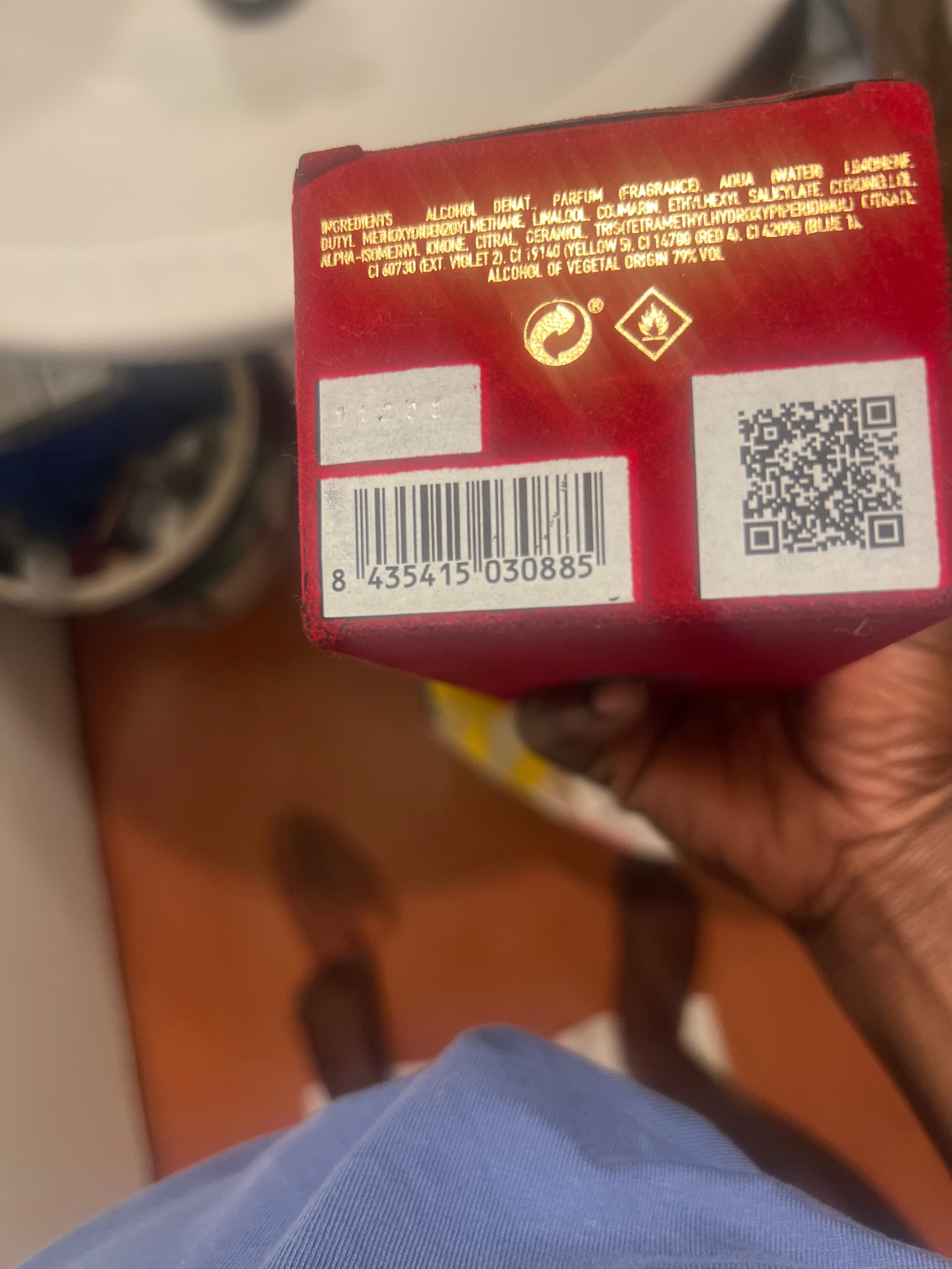 Perfume packaging (likely Paco Rabanne based on EAN 8435415030885) - AI says Real - Image 1