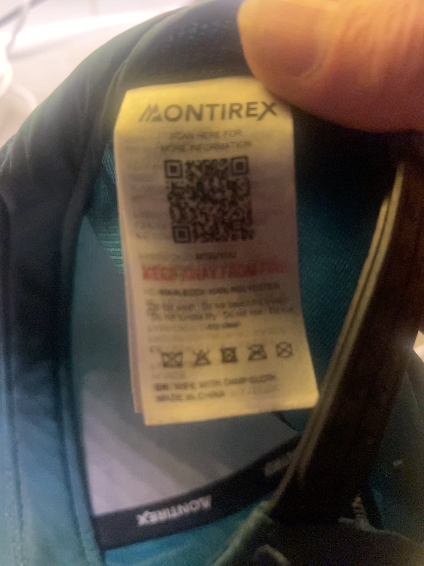 Montirex Athletic/Sports Garment (appears to be a cap or hat) - AI says Real - Image 1