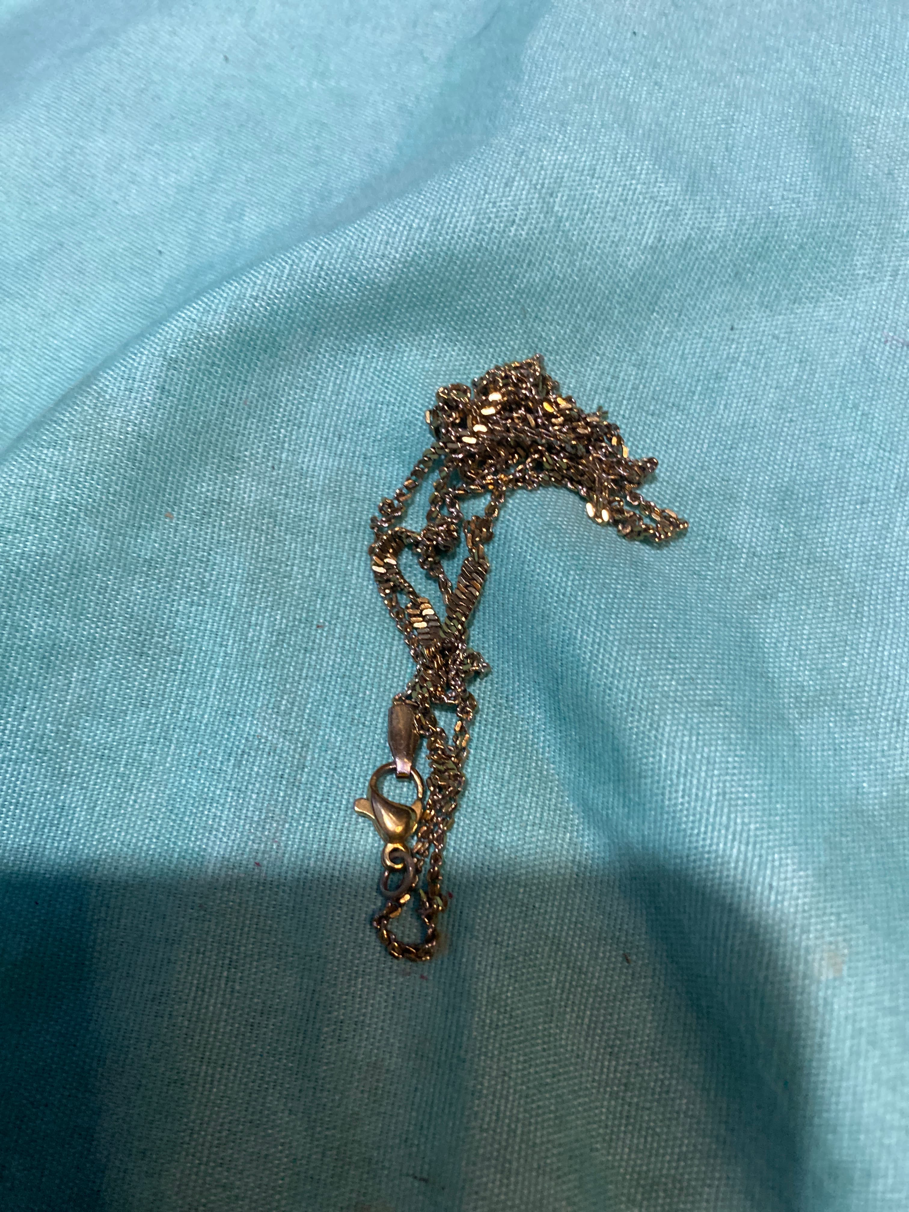 Gold-tone chain necklace - AI says Real - Image 1