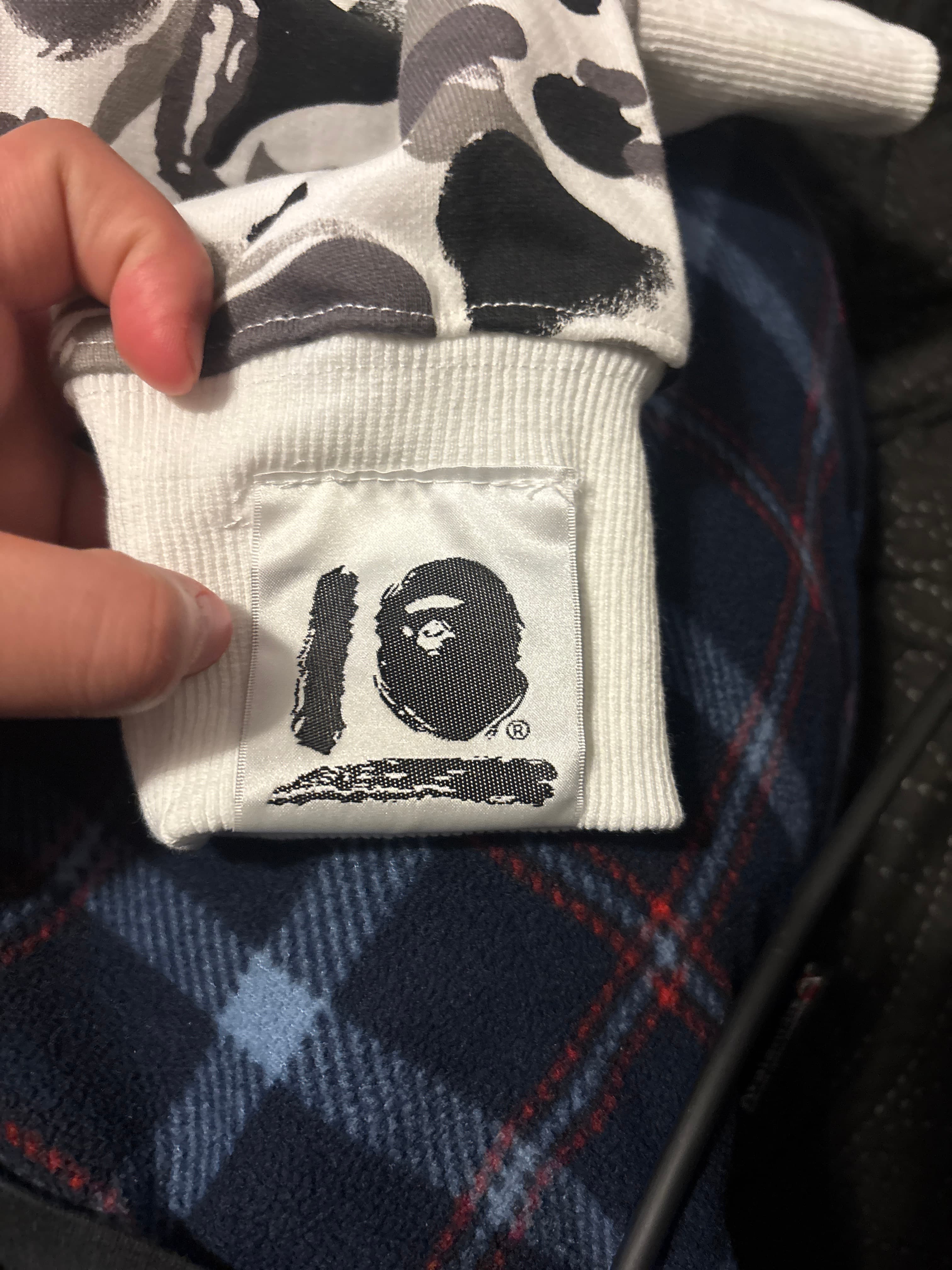 A Bathing Ape Shark Hoodie - AI says Fake - Image 1