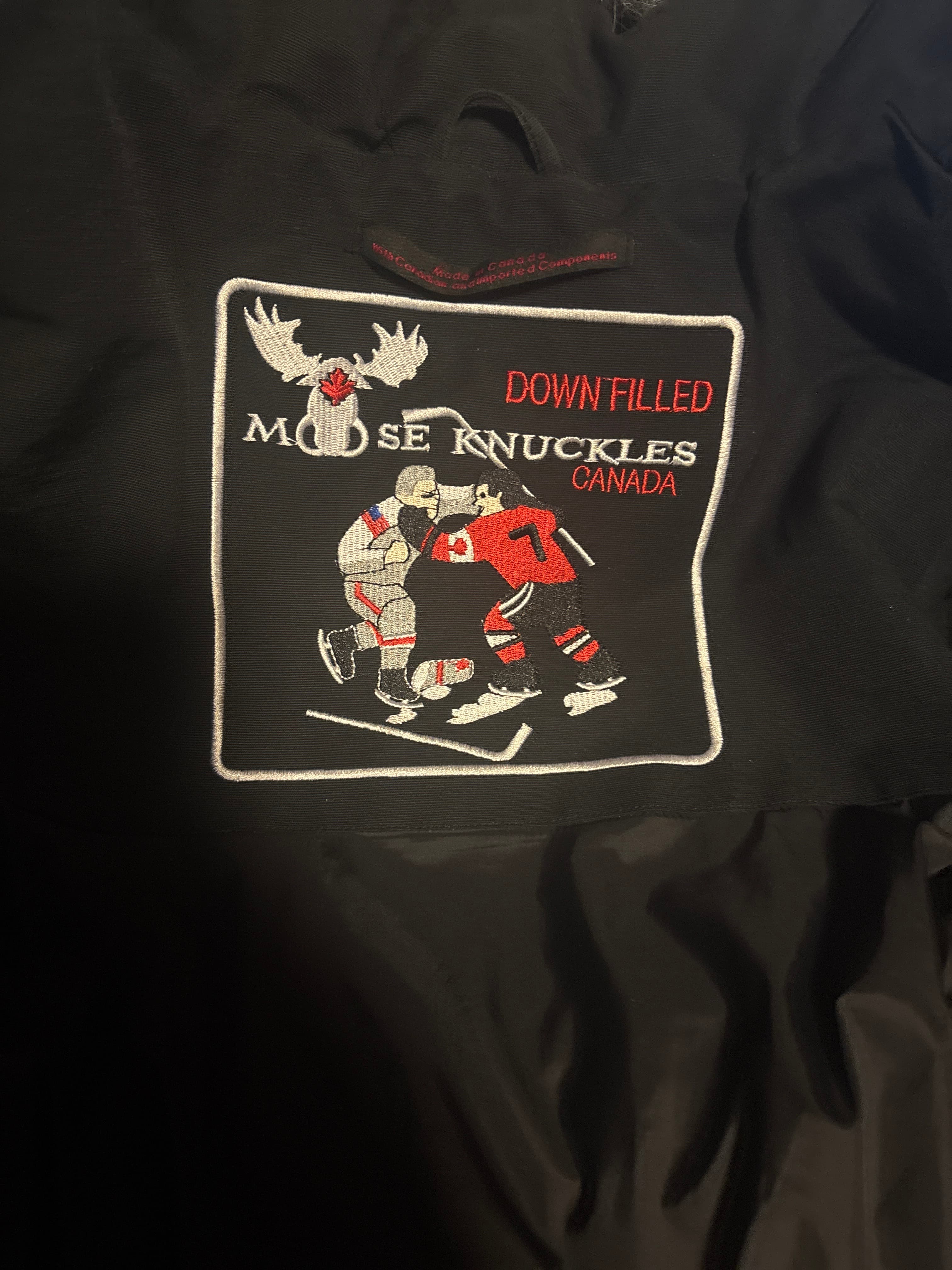Moose Knuckles Down-Filled Parka - AI says Real - Image 1