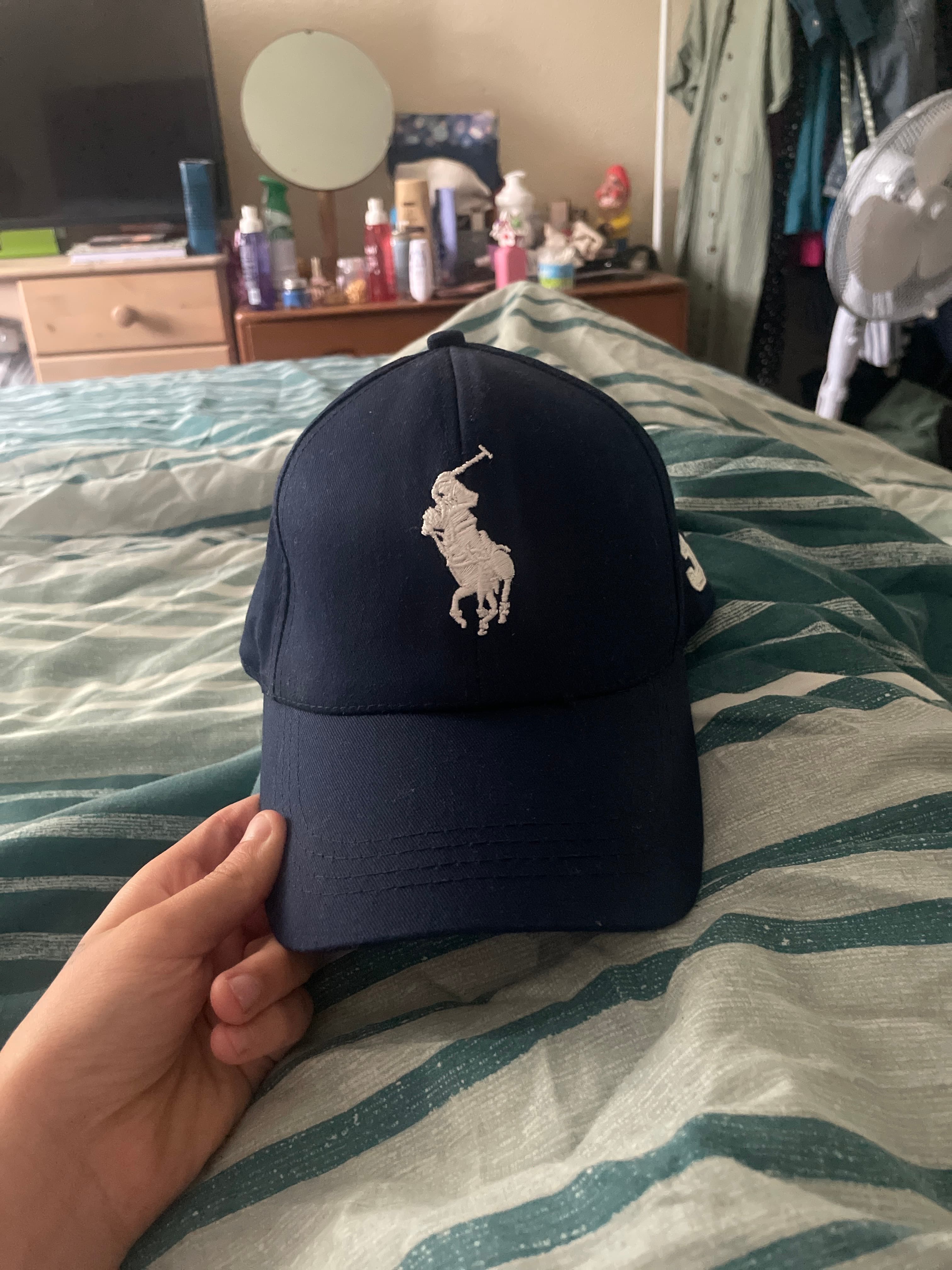 Polo Ralph Lauren Big Pony Baseball Cap (Navy) - AI says Real - Image 1