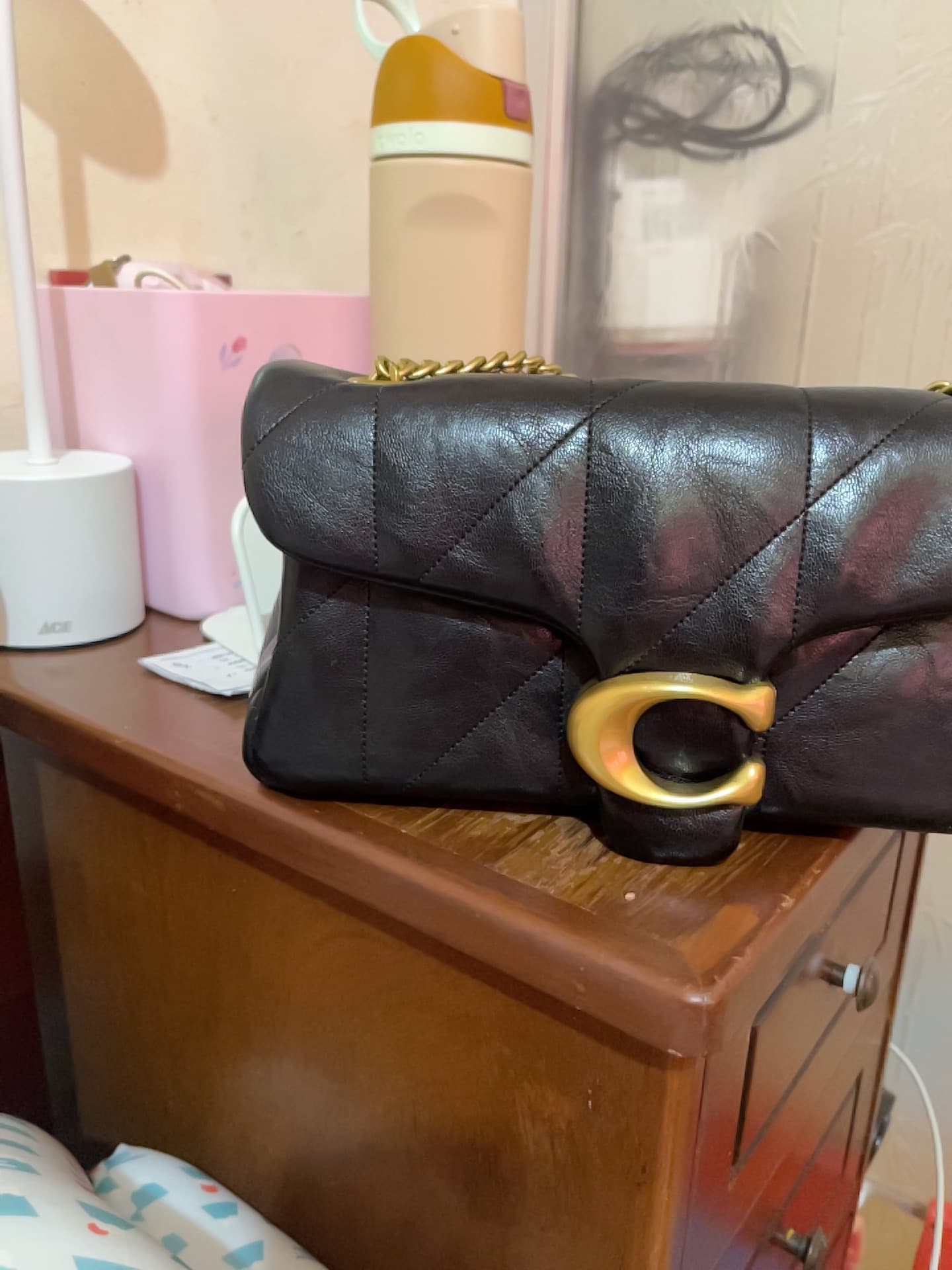 Coach Tabby Shoulder Bag with Quilting - AI says Real - Image 1