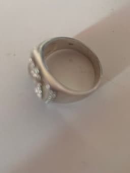 Silver Ring with Eagle Design - AI says Fake