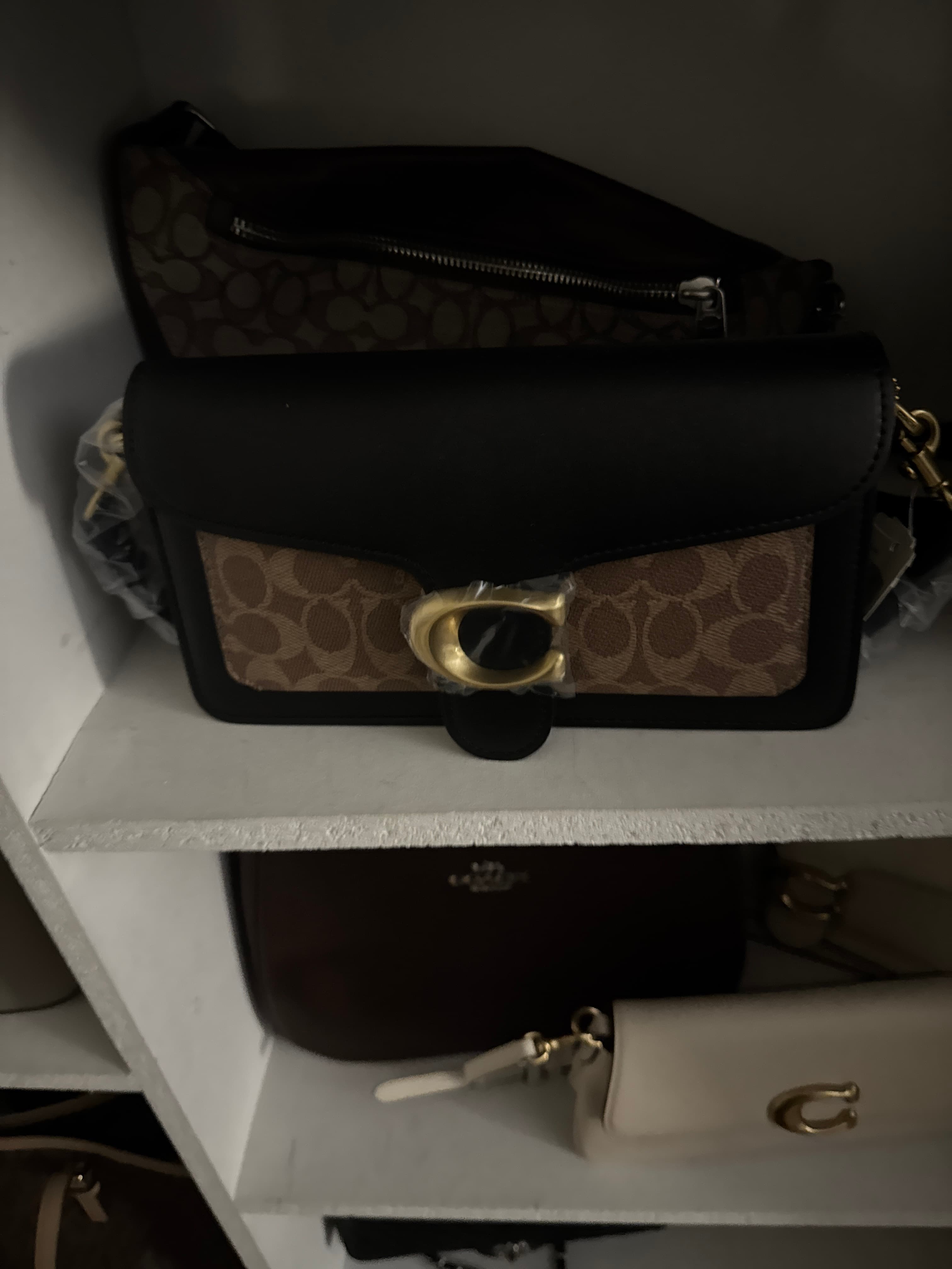 Coach Tabby Shoulder Bag (mixed leather and signature canvas) - AI says Real - Image 1