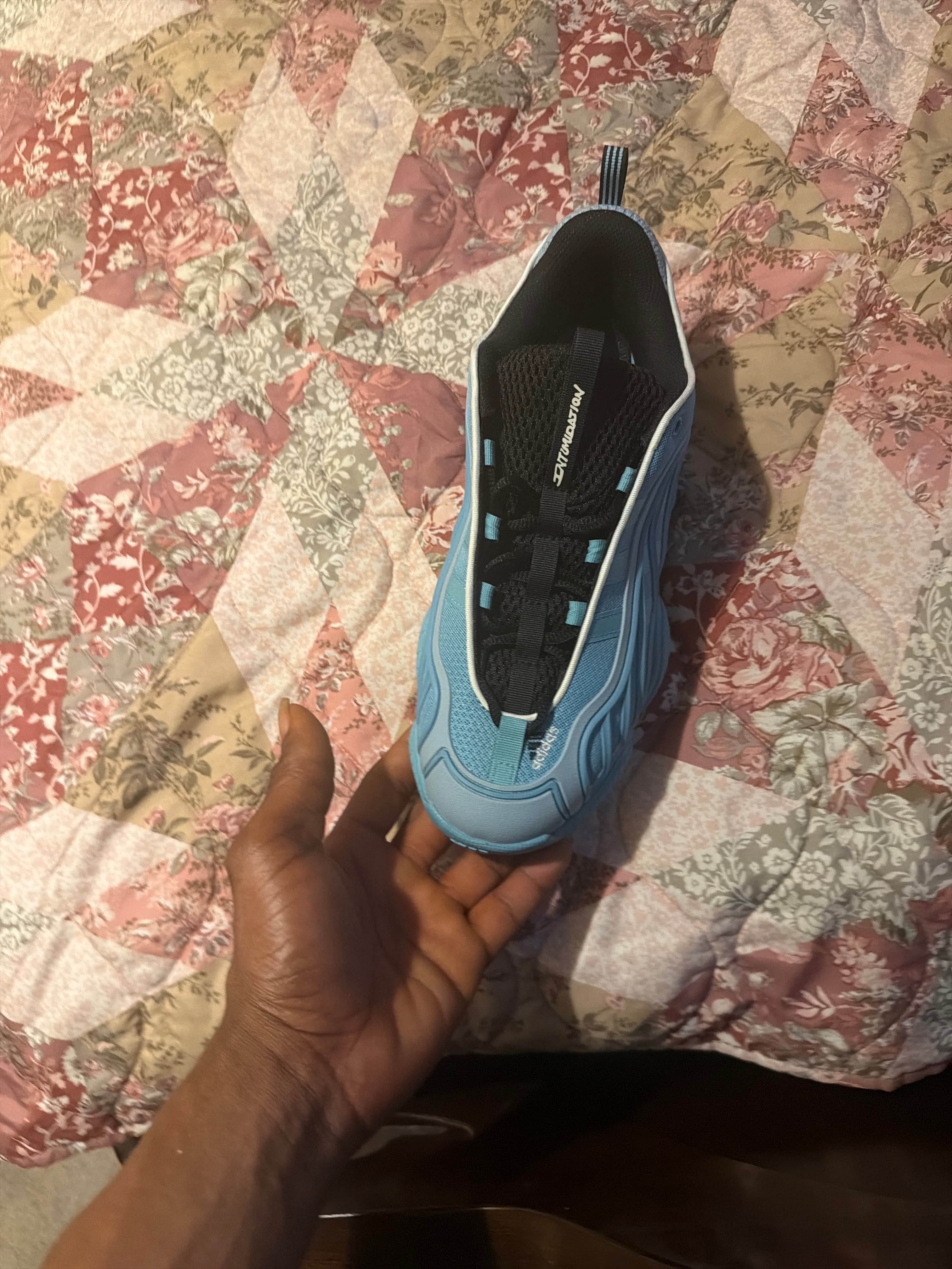 Adidas Intimidation / Niteball-style Sneaker (Blue Colorway) - AI says Real - Image 1