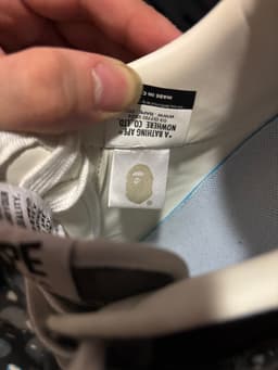 BAPE Sta Low (Grey/Black Patent) - AI says Fake