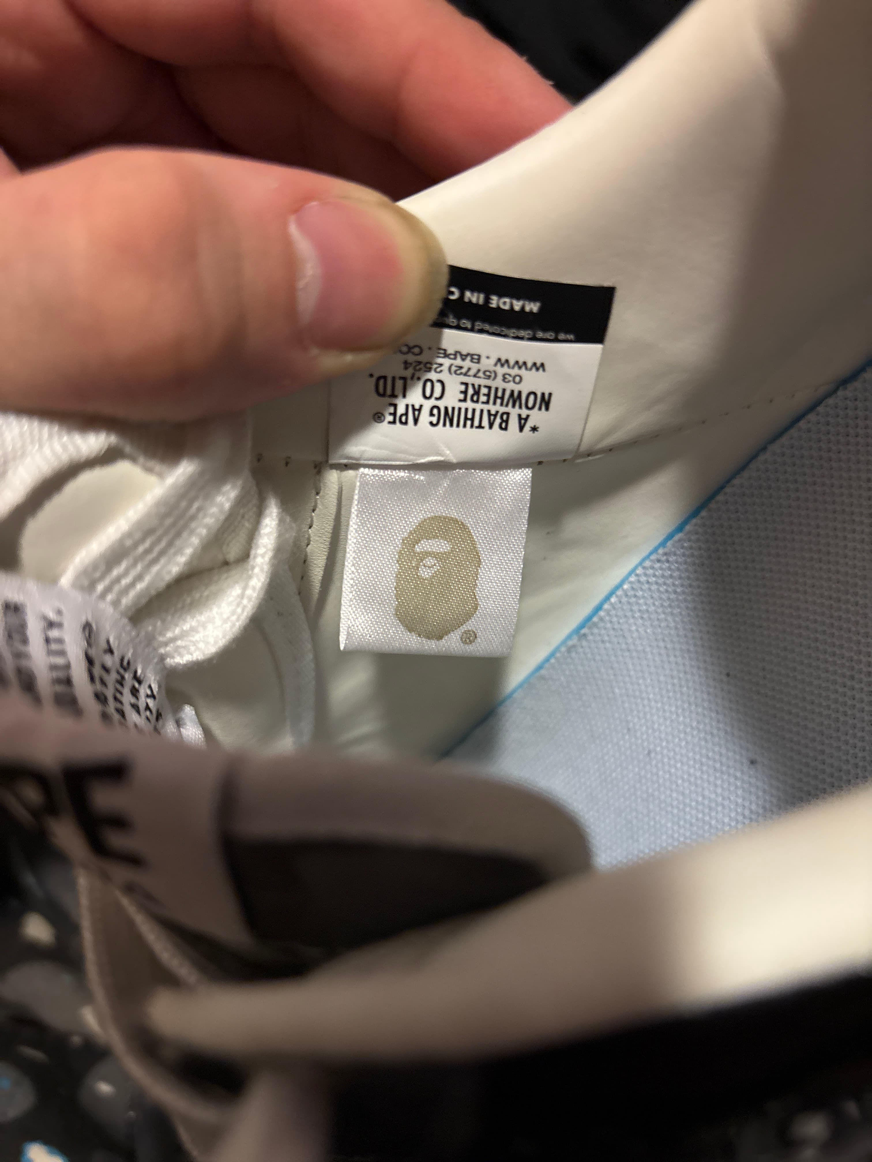 BAPE Sta Low (Grey/Black Patent) - AI says Fake - Image 1