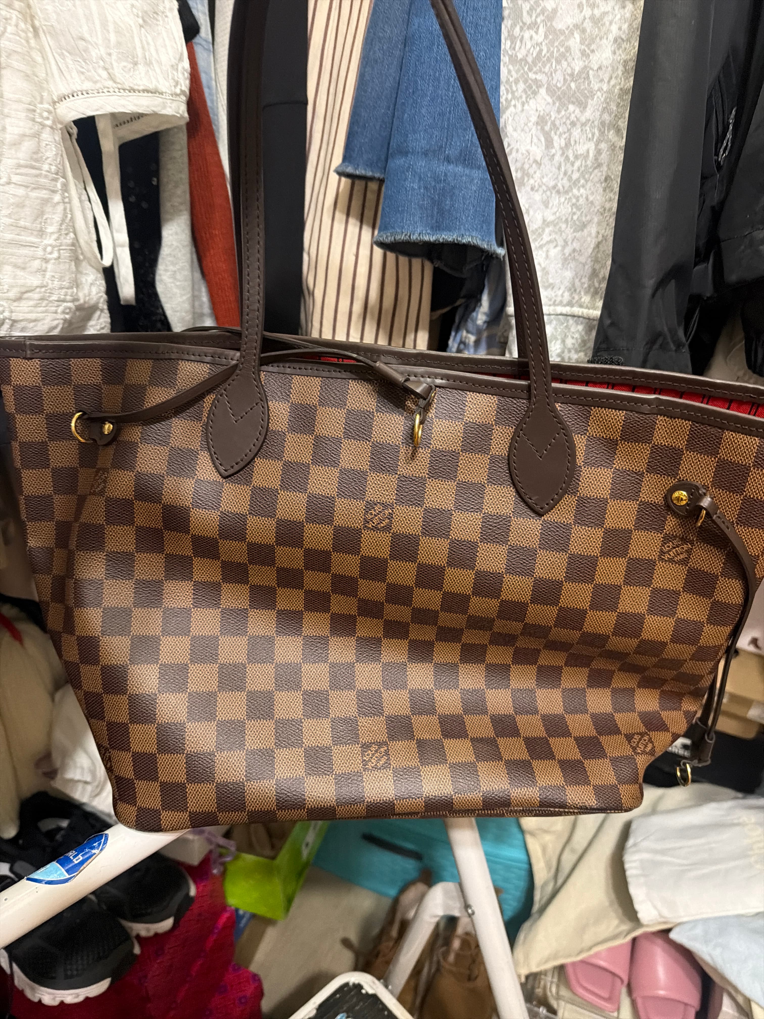 Louis Vuitton Damier Ebene Neverfull MM - AI says Fake - Image 1
