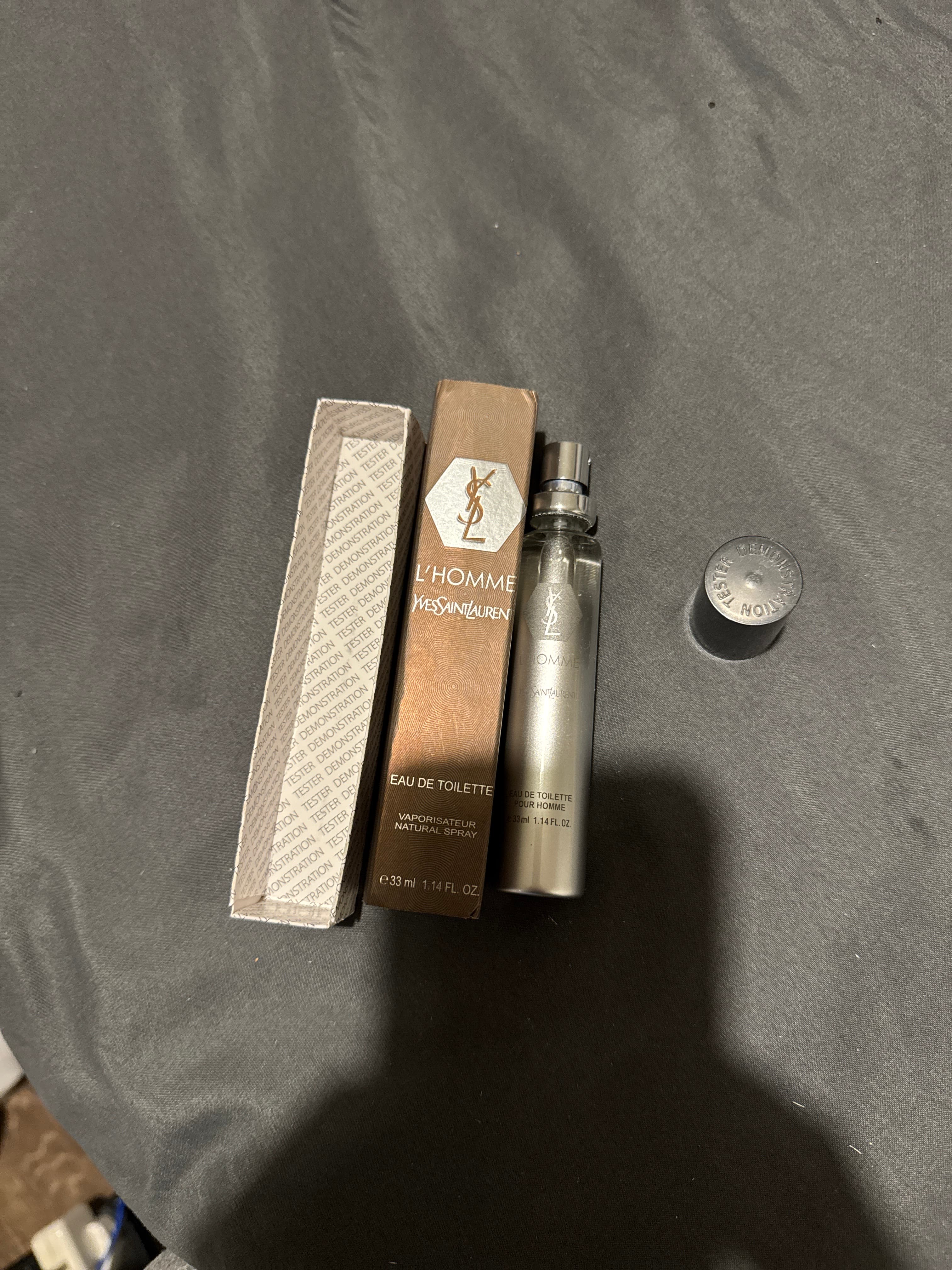 Yves Saint Laurent L'Homme Eau de Toilette (Travel/Tester Size) - AI says Fake - Image 1