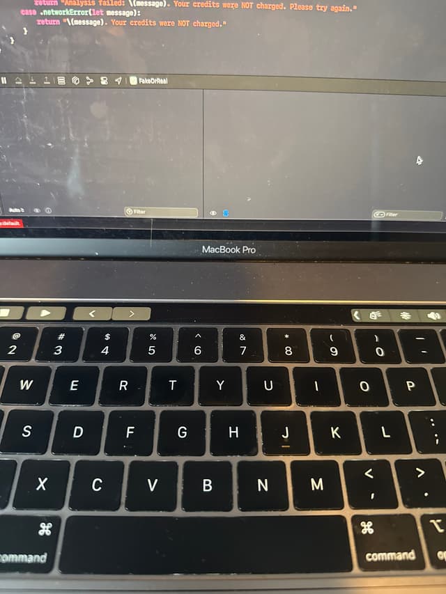 MacBook Pro - AI says Real