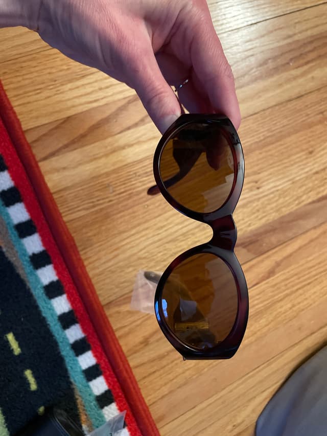Sunglasses with Medallion Logo - AI says Real