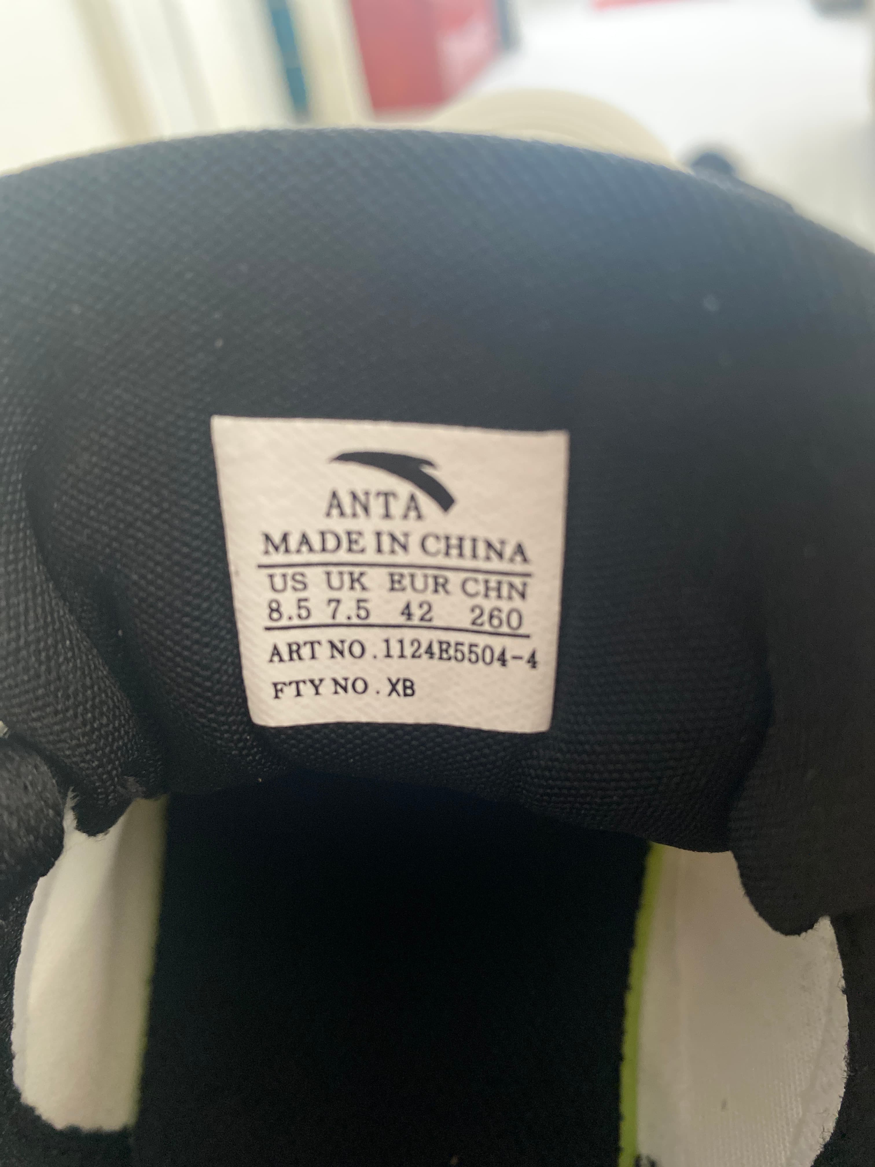 ANTA Athletic Shoes - AI says Fake - Image 1