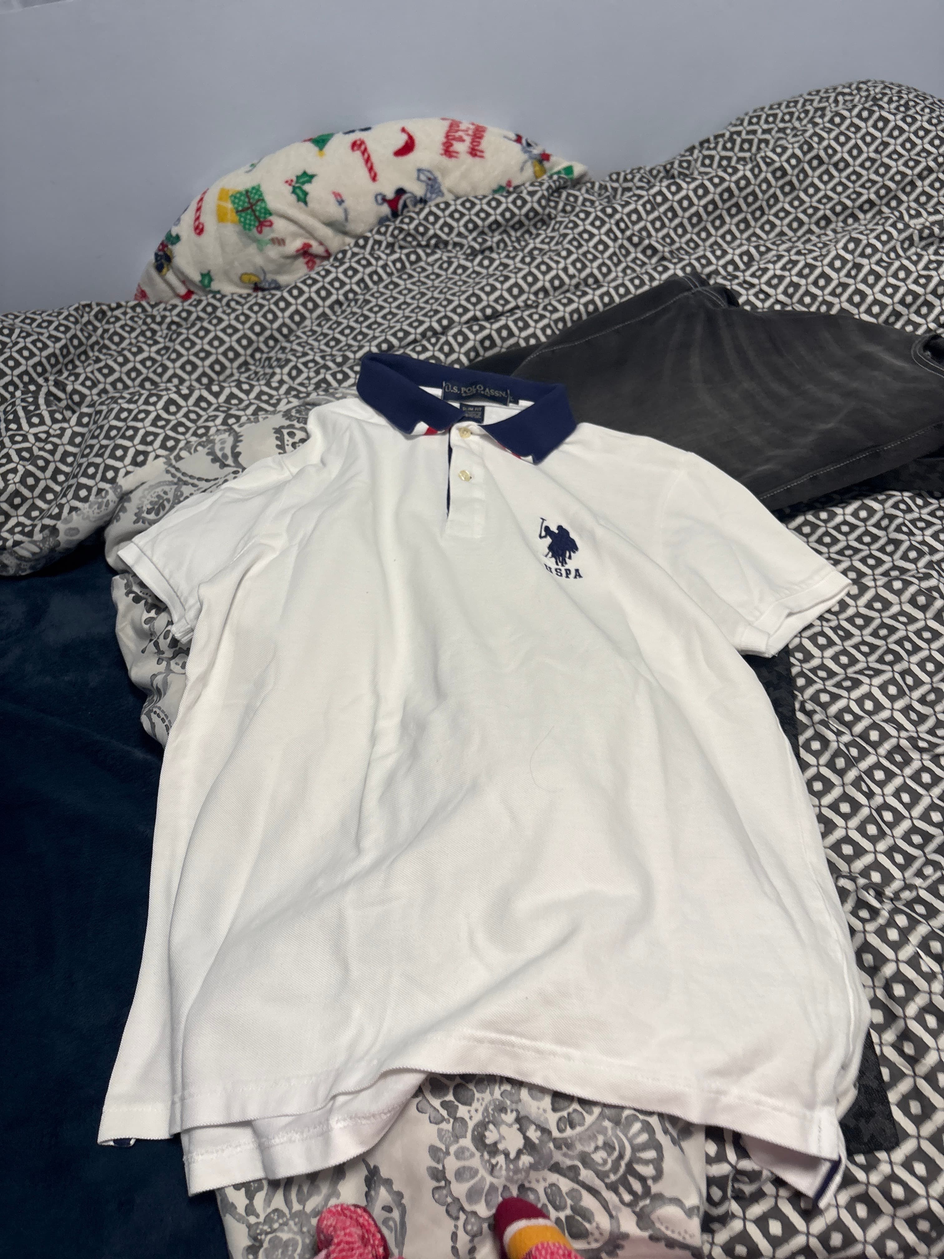 U.S. Polo Assn. White Polo Shirt - AI says Real - Image 1