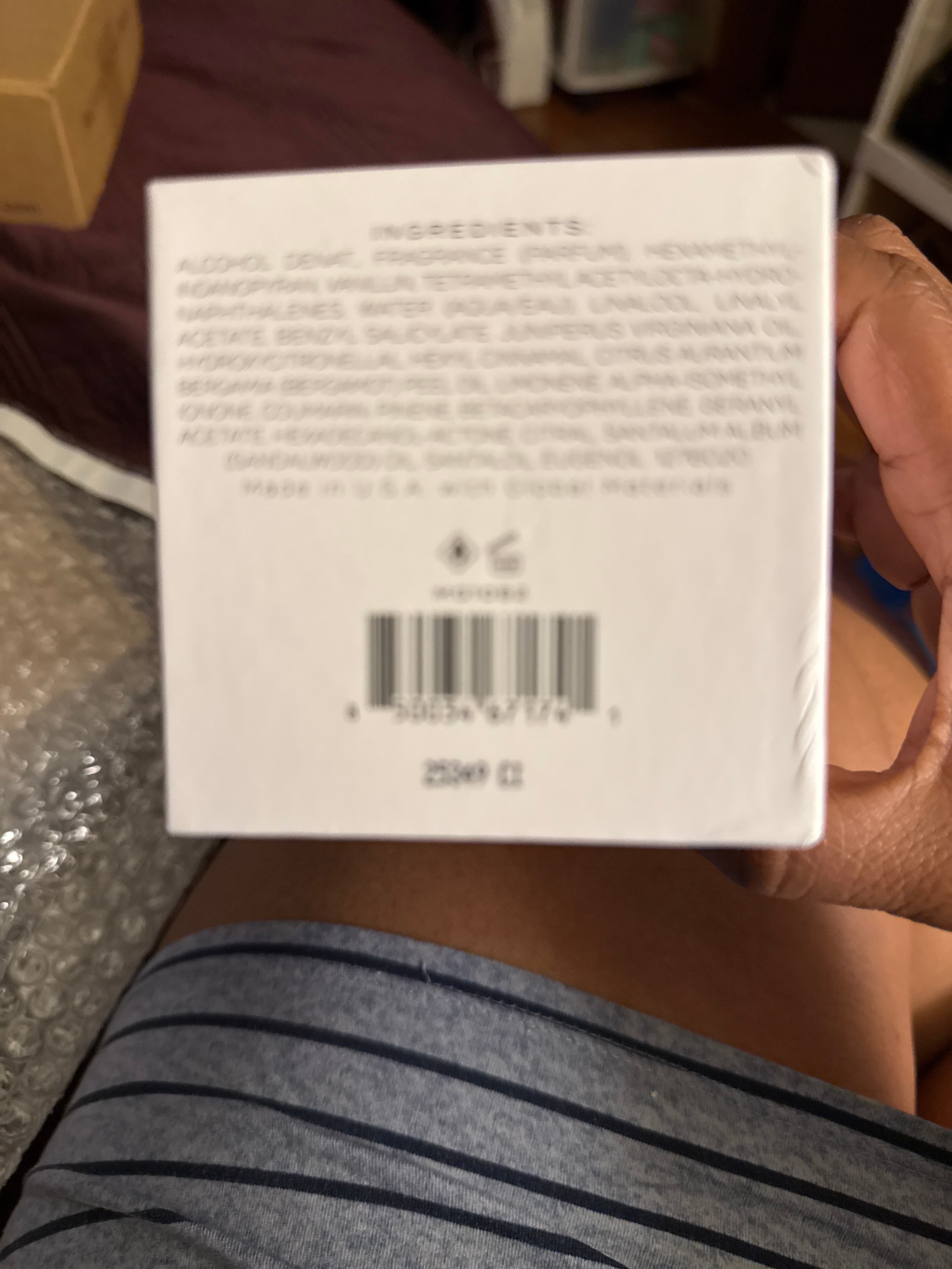 Fragrance packaging (bottom panel) - AI says Real - Image 1