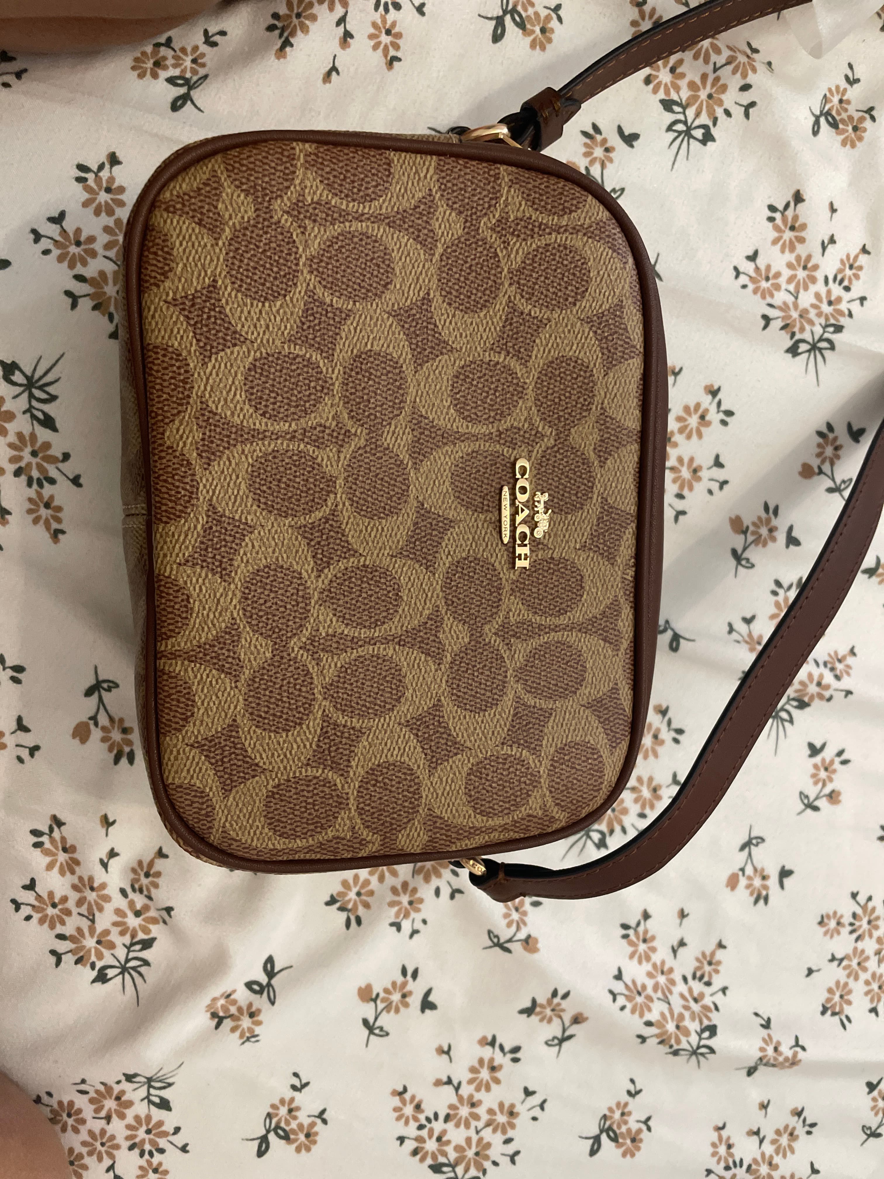 Coach Signature Canvas Mini Camera Bag / Crossbody - AI says Real - Image 1