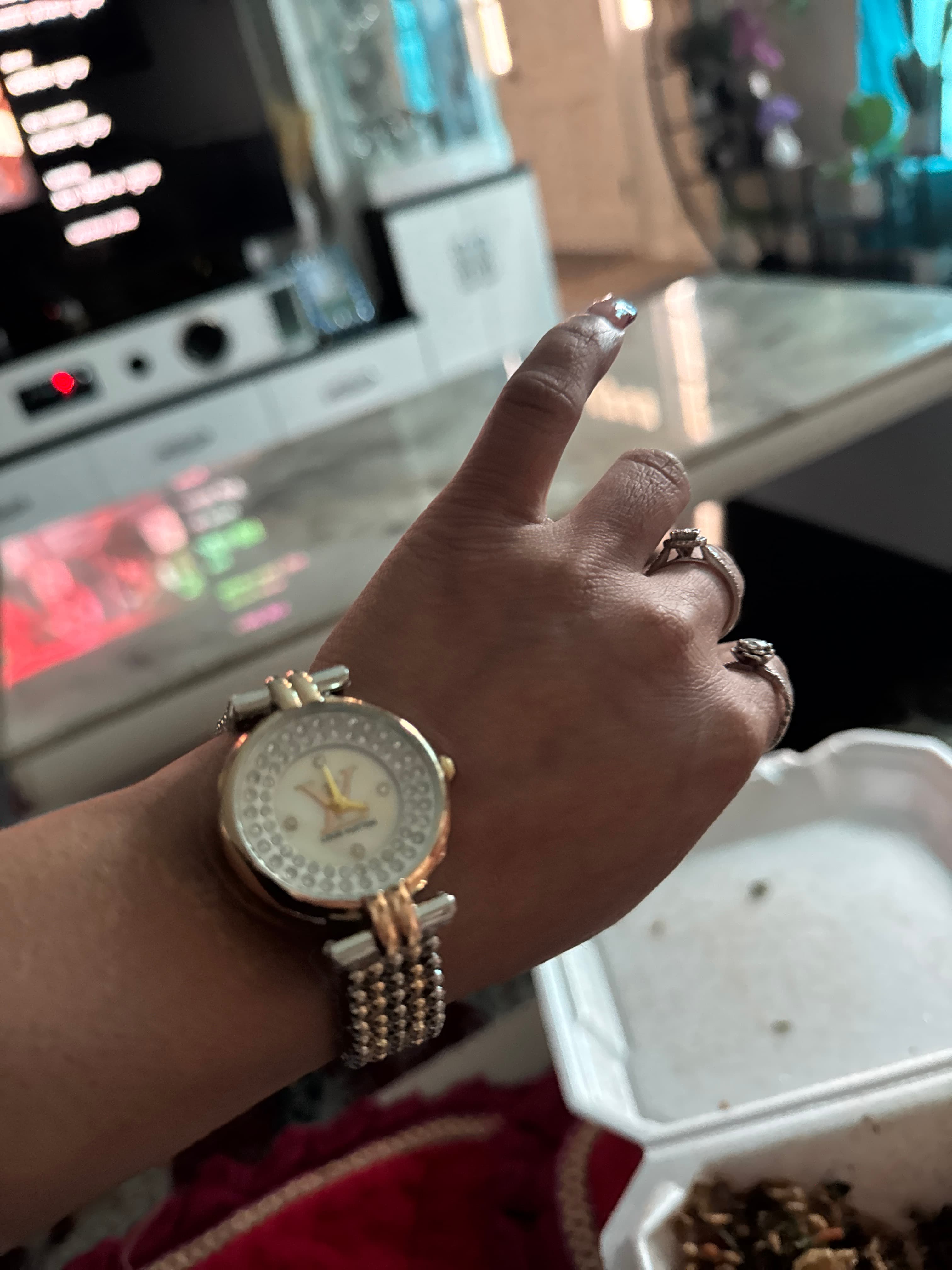 Louis Vuitton branded wristwatch - AI says Fake - Image 1