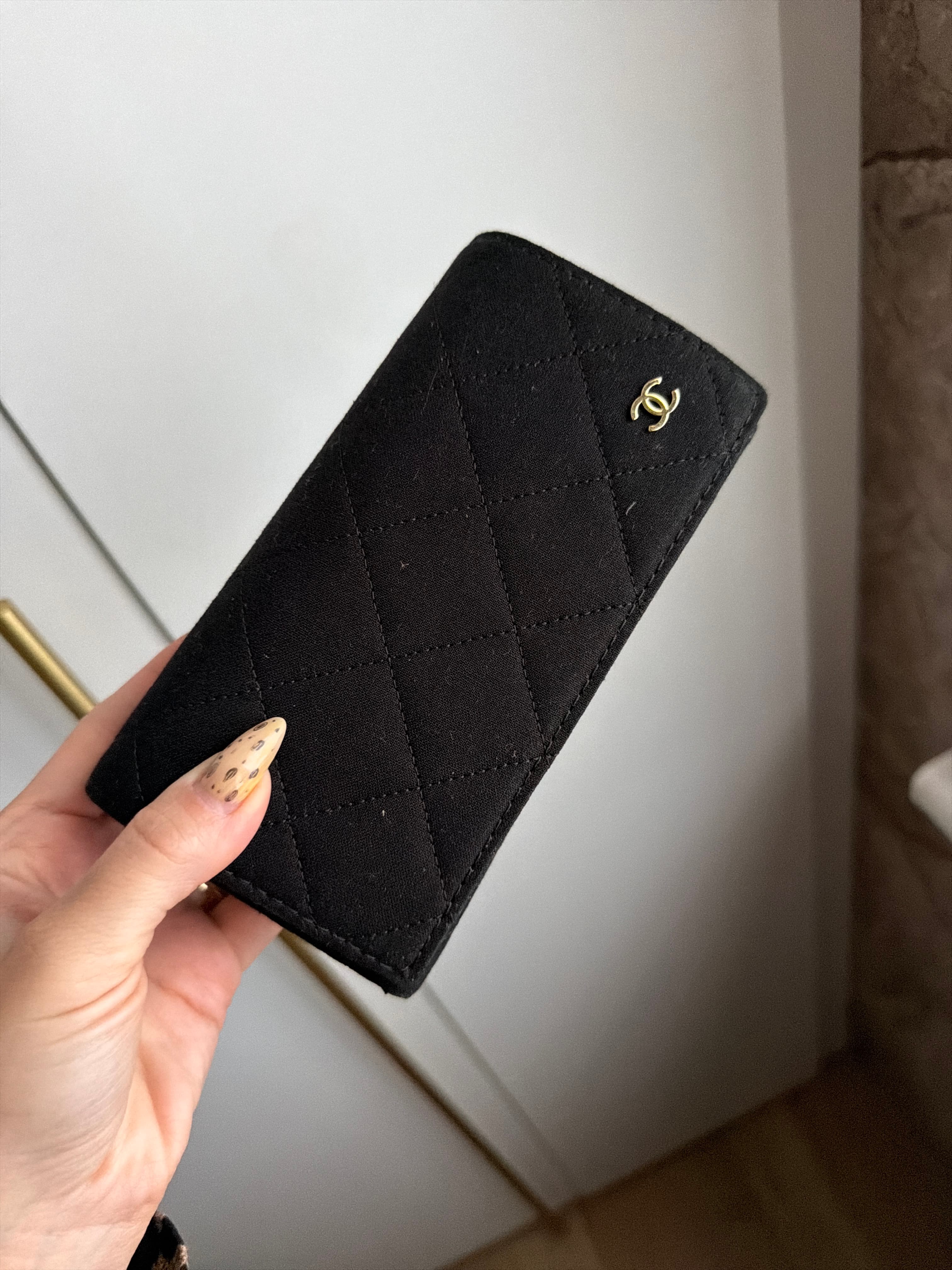 Chanel Quilted Fabric Glasses Case with Sunglasses - AI says Real - Image 1