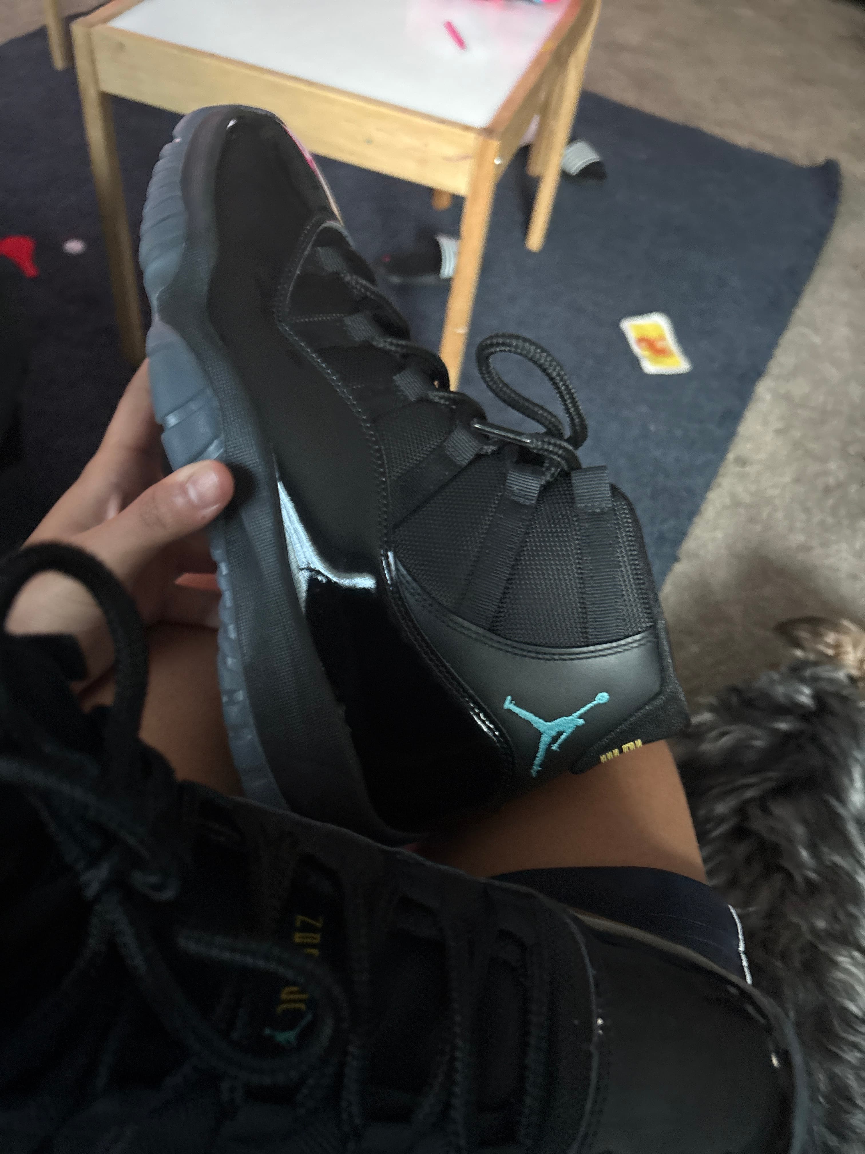 Air Jordan 11 Retro 'Gamma Blue' (or similar colorway) - AI says Real - Image 1