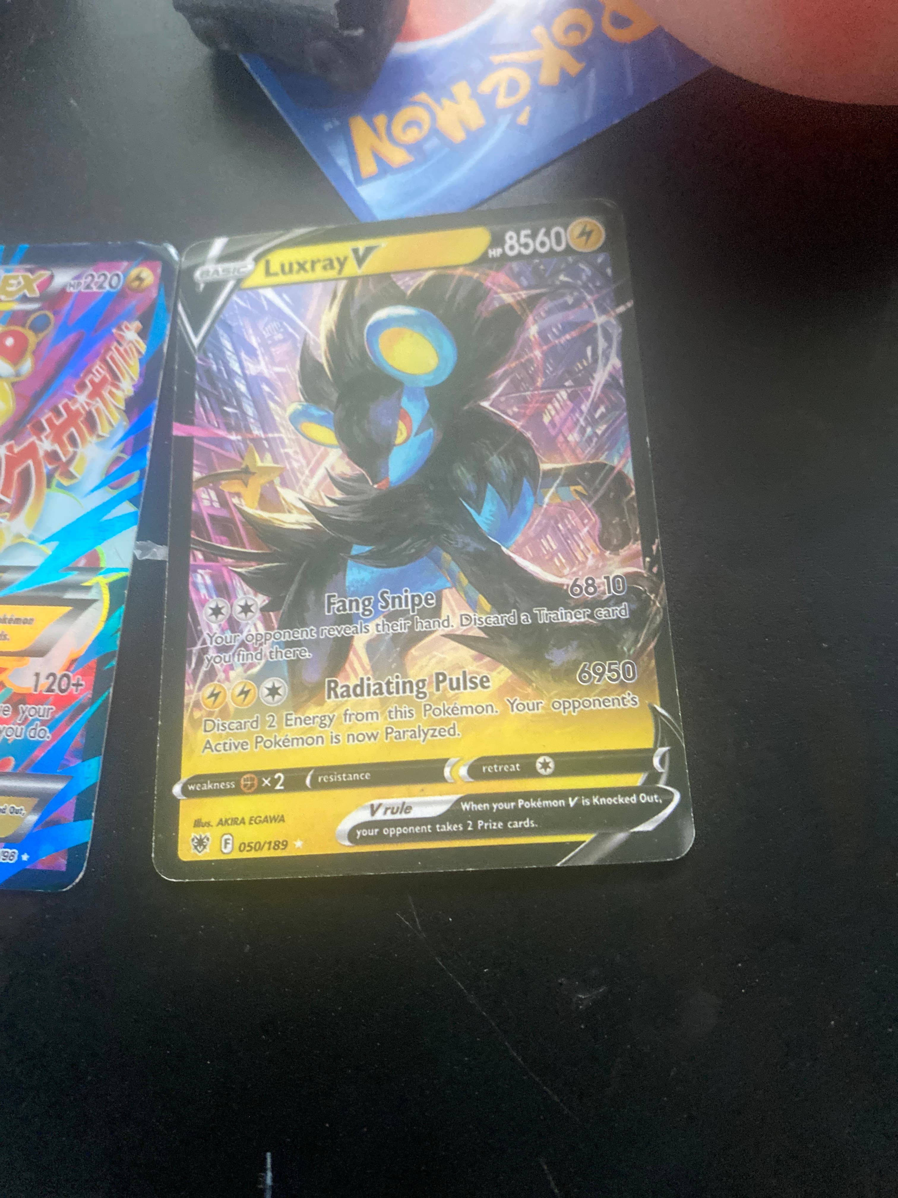 Luxray V Pokémon Trading Card - AI says Fake - Image 1