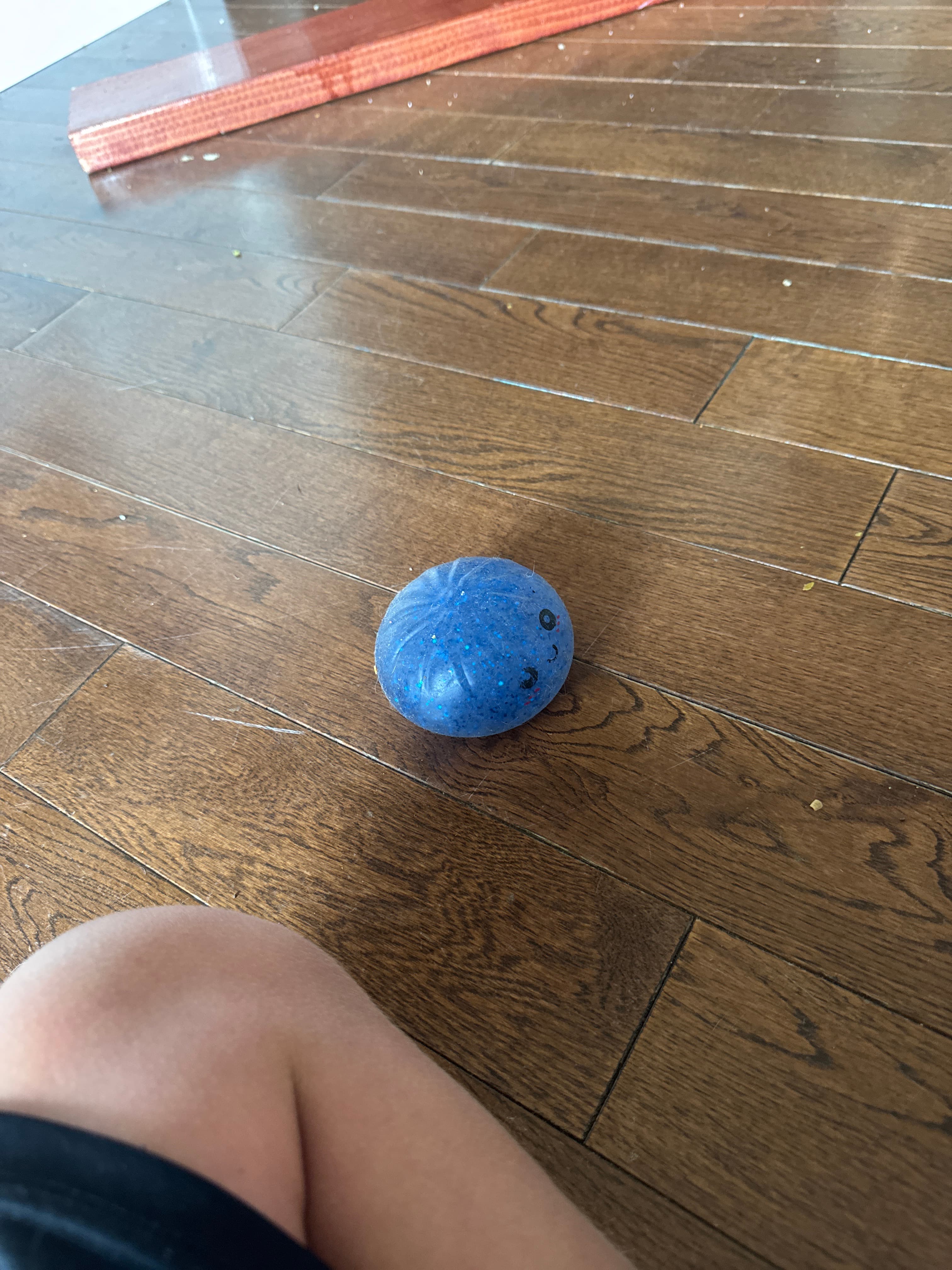 Blue Glitter Kawaii Squishy/Stress Ball Toy - AI says Real - Image 1