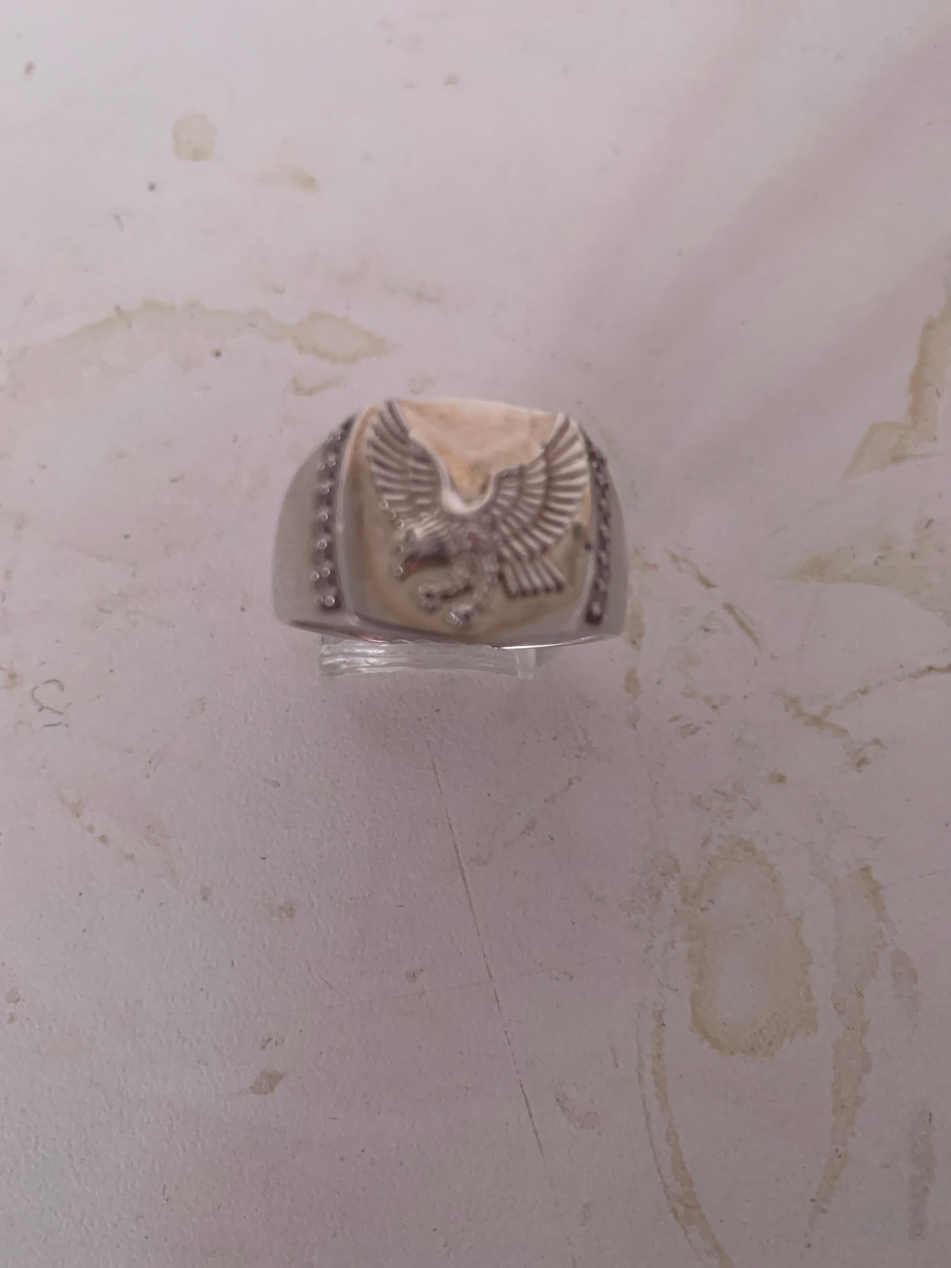 Eagle Signet Ring - AI says Fake - Image 1