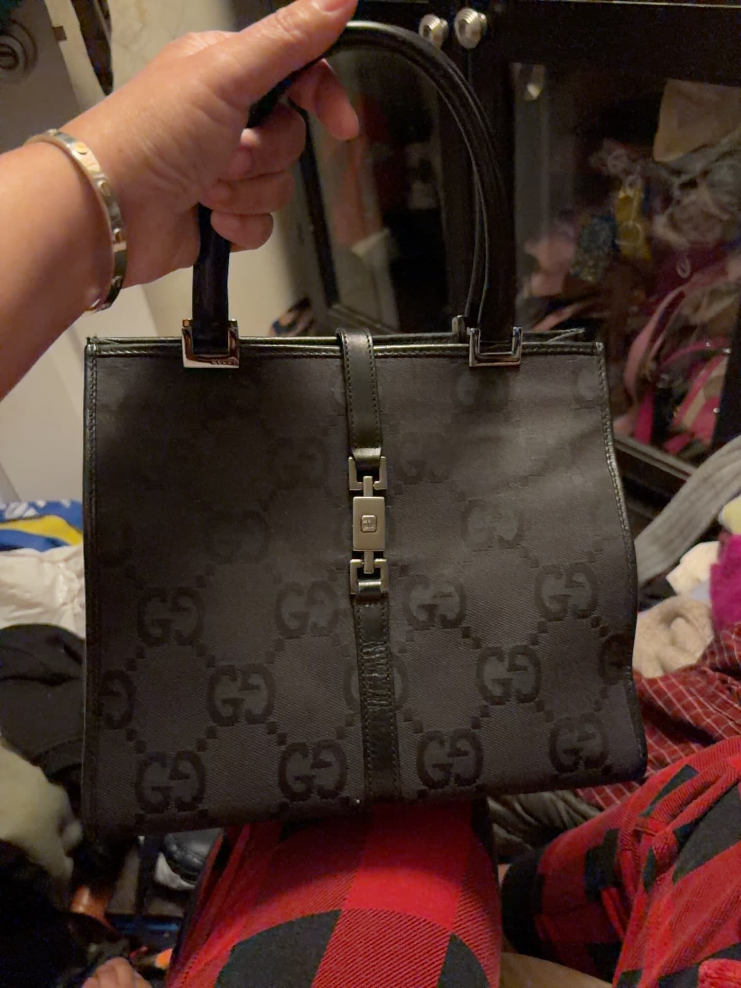 Gucci GG Canvas Jackie Tote Bag (vintage/Tom Ford era) - AI says Real - Image 1