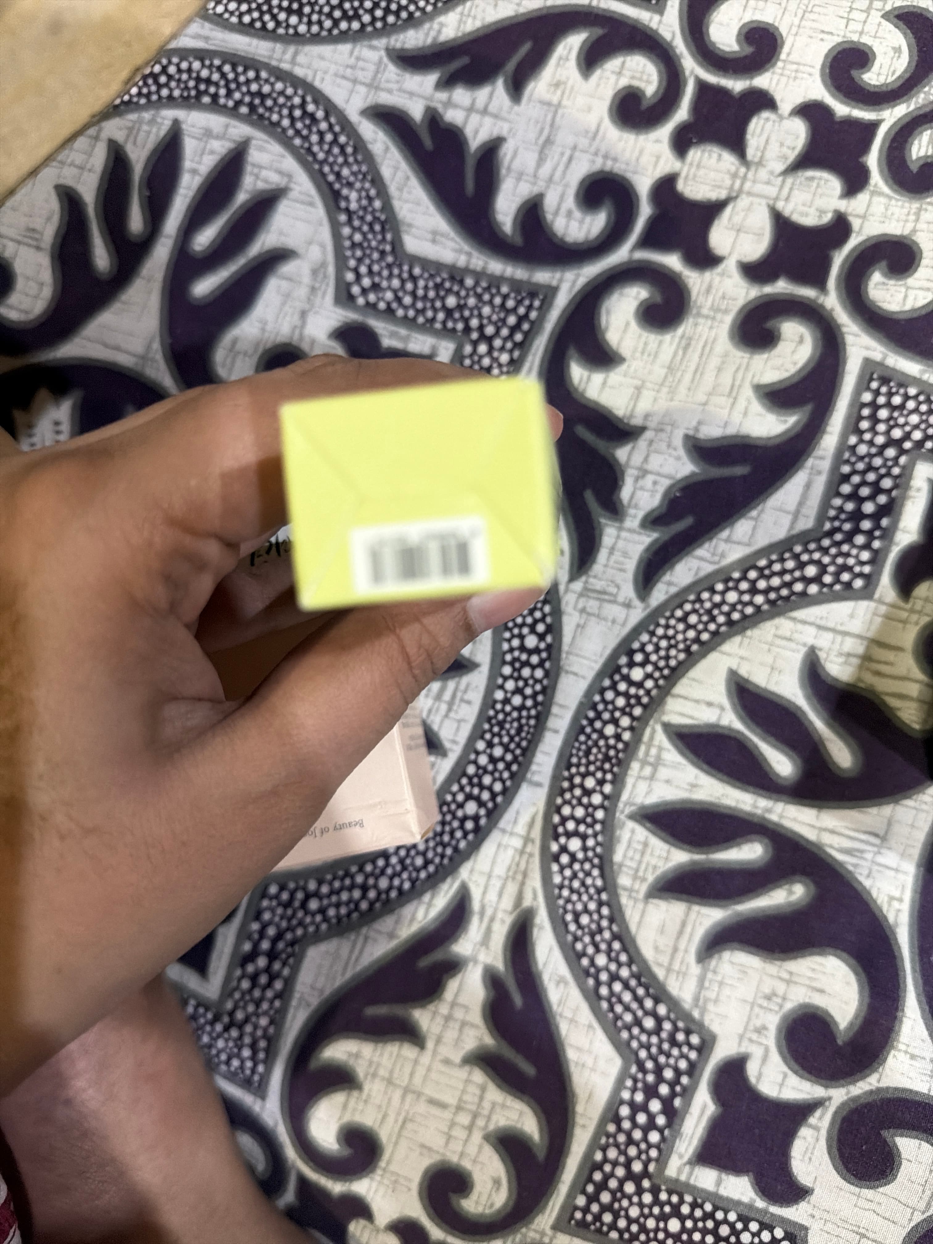 Beauty Soap / Cosmetic Soap Bar (yellow packaging, possibly 'Beauty of Jo' or similar brand) - AI says Real - Image 1